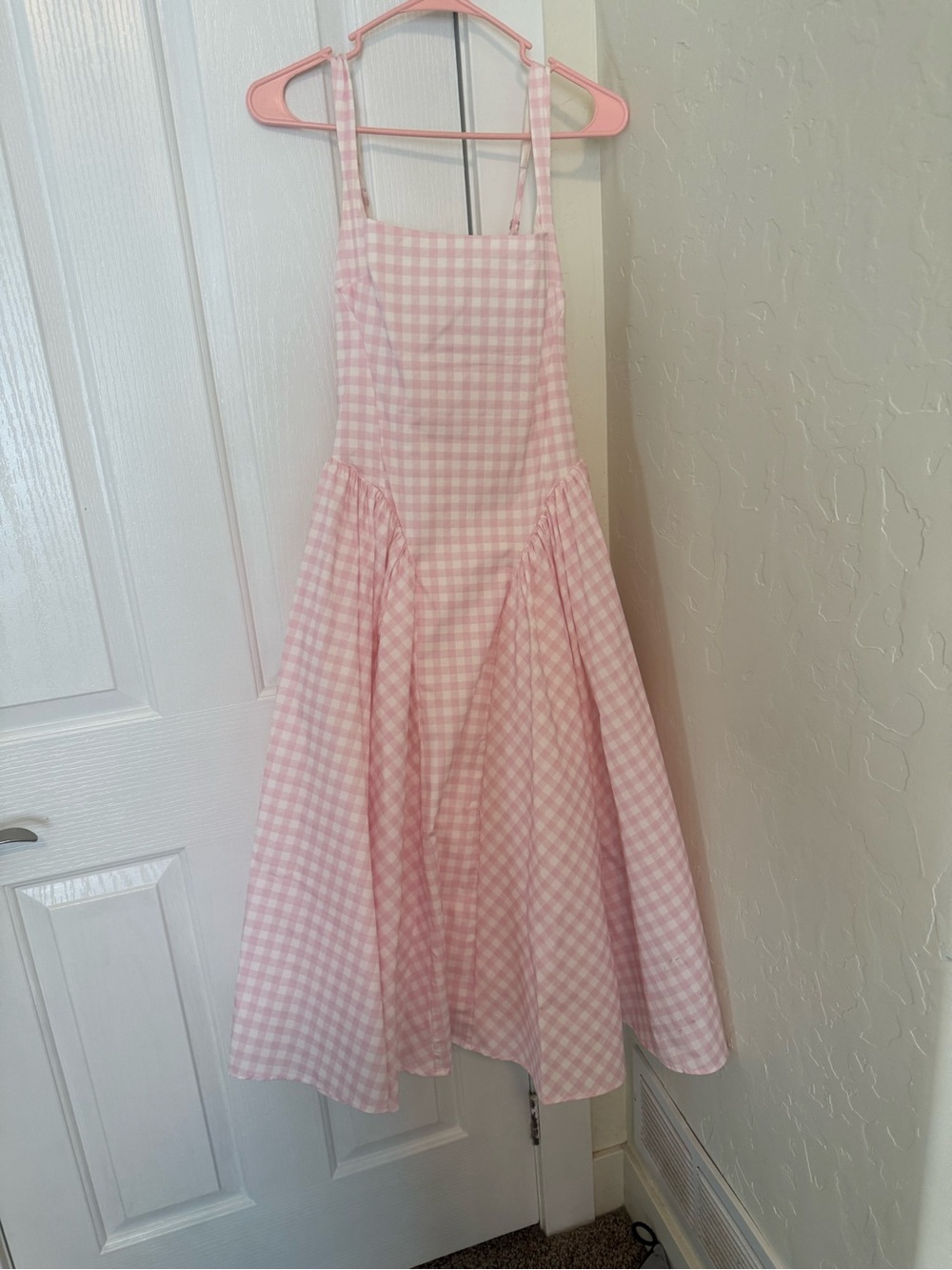 Girls' Pink Midi Sundress